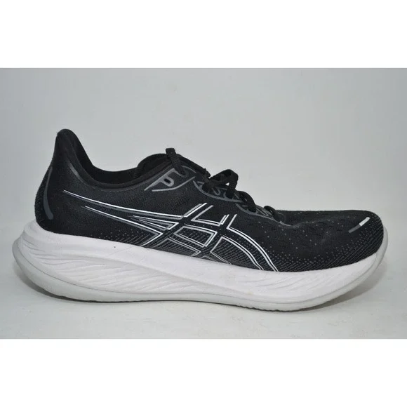 Asics Gel-Cumulus 26 Extra Wide Black Concrete 1011B791 Womens Sz‎ 10.5 Athletic - Picture 8 of 11